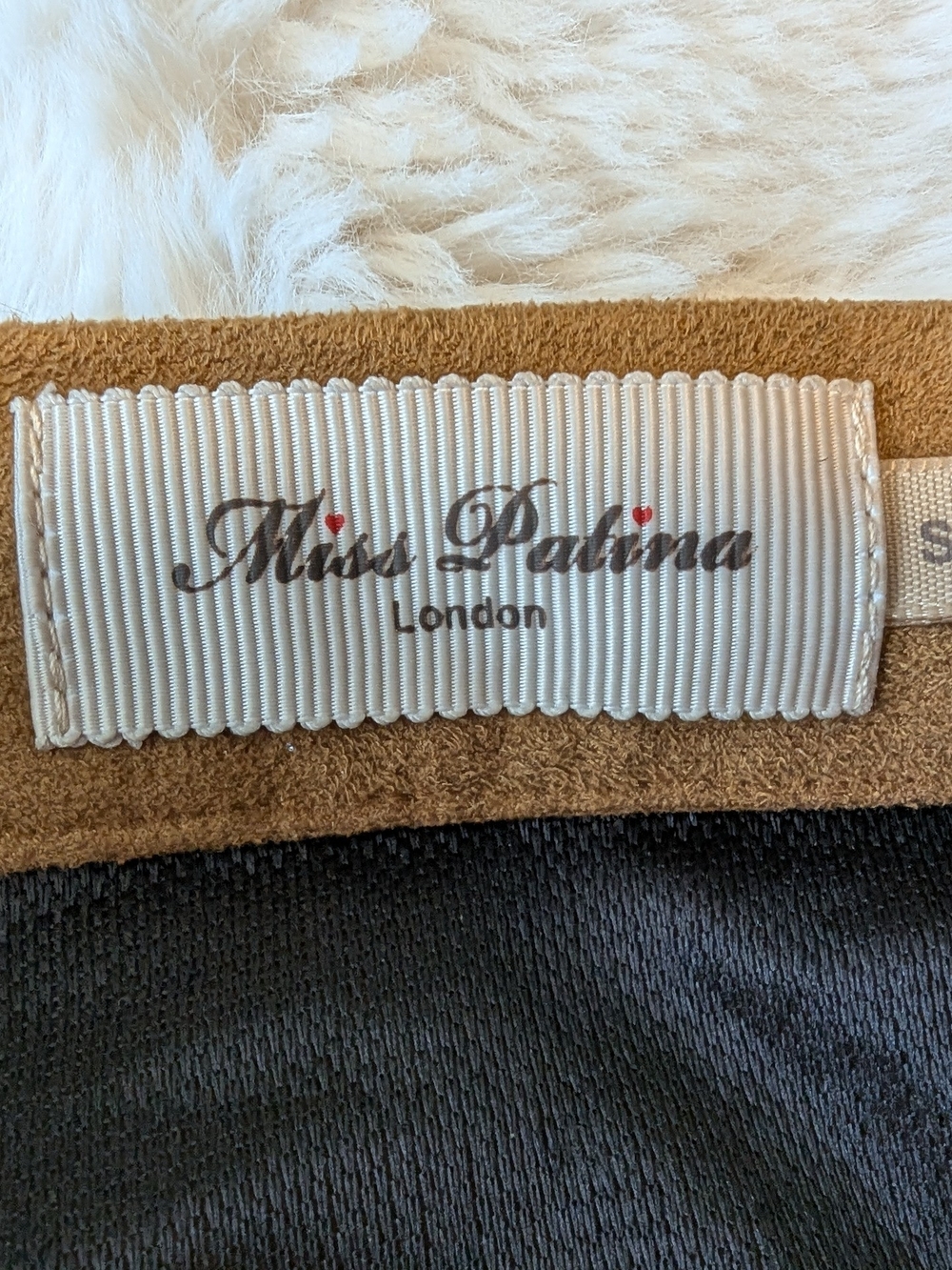 2/$20 Miss Patina Brown Suede Button-Front Mini Skirt - Picture 6 of 6